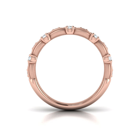 Triple Cascade Ring with Satin Finish