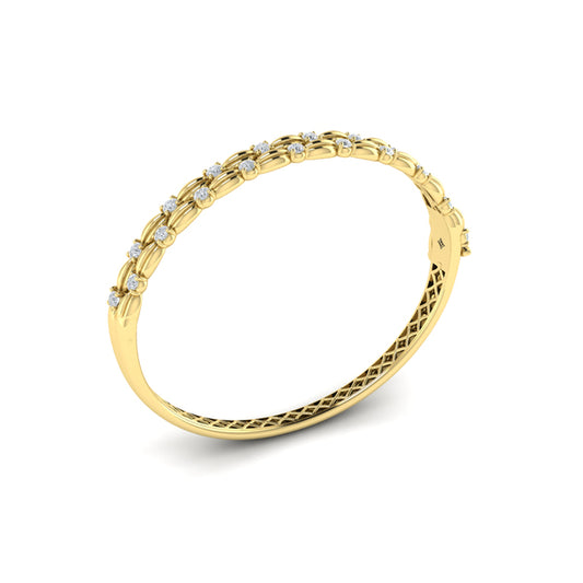 Double Cascade Bangle