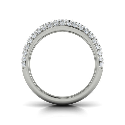 Diamond Multi-Row Statement Ring