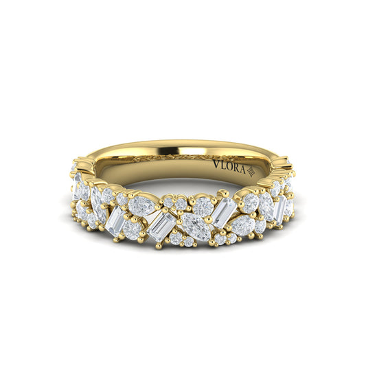 Round, Pear, Marquis and Baguette Diamond Ring