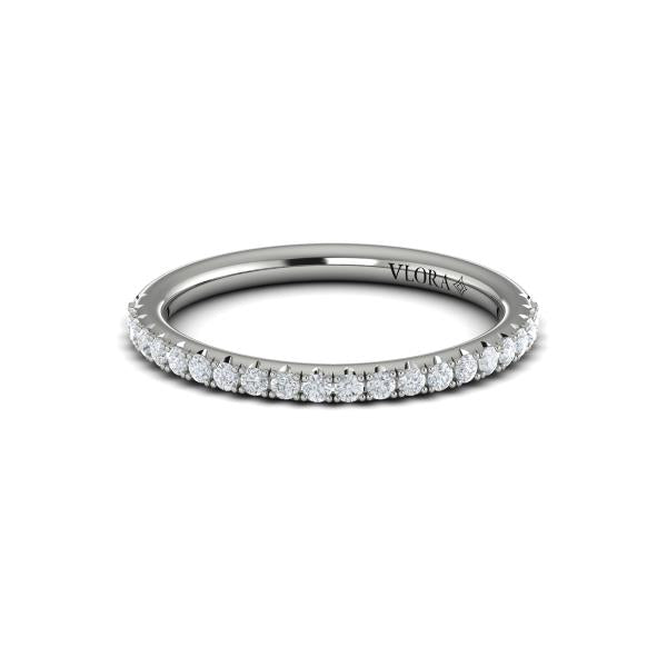 Matching Band for Signature Solitaire Emerald Cut Bezel Engagement Ring