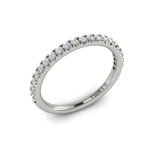 Matching Bands Wedding Band in Platinum by Vlora Bridal