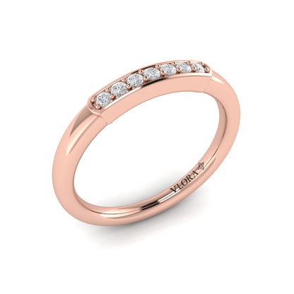 Diamond Line Stackable Band