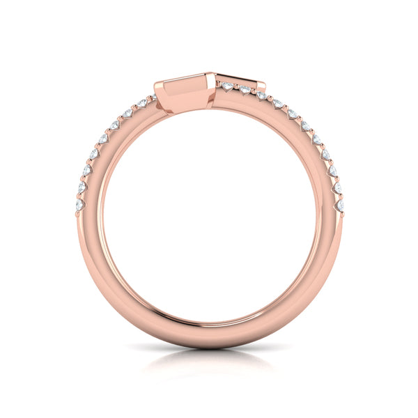 Diamond Baguette Wrap Ring