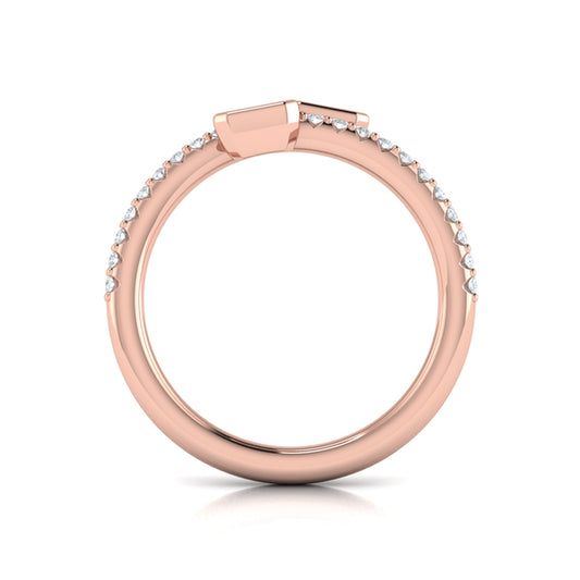 Diamond Baguette Wrap Ring