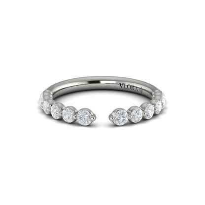 Stackable Bands Wedding Band in Platinum by Vlora Bridal