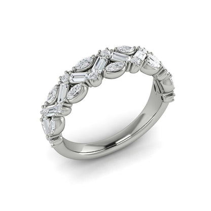 Stackable Bands Wedding Band in Platinum by Vlora Bridal