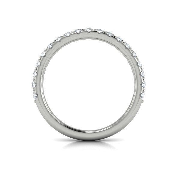 Matching Band for Graceful Trio Three Stone Engagement Ring