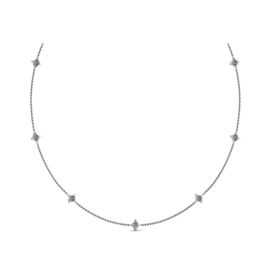 Multi Diamond Vlora Star Necklace