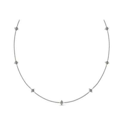 Multi Diamond Vlora Star Necklace