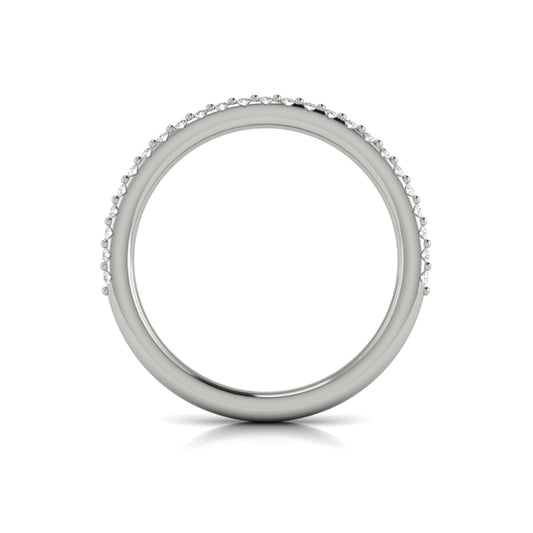 Matching Band for Oval Pave Cathedral Engagement Ring