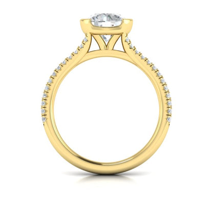 Classic Clutch Engagement Ring