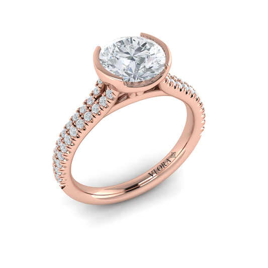 Classic Clutch Engagement Ring