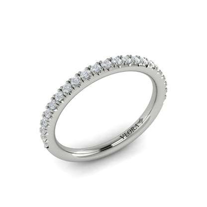 Matching Band for Faceted Elegance Engagement Ring