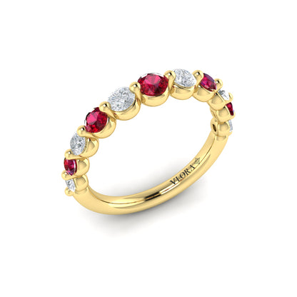 Diamond and Ruby Ring