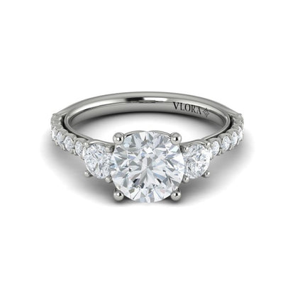 Classic Trio Three Stone Engagement Ring