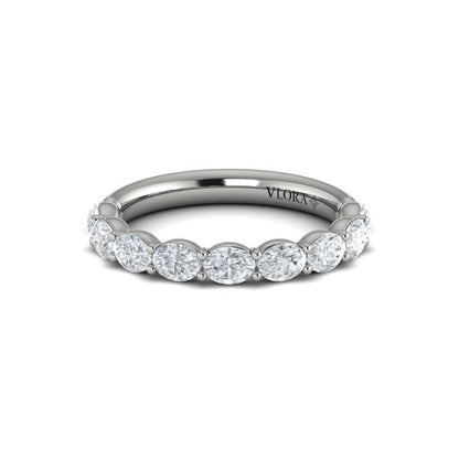 Stackable Bands Wedding Band in Platinum by Vlora Bridal