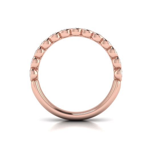 Matching Band to the Oval Accent Oval Diamond Engagement Ring