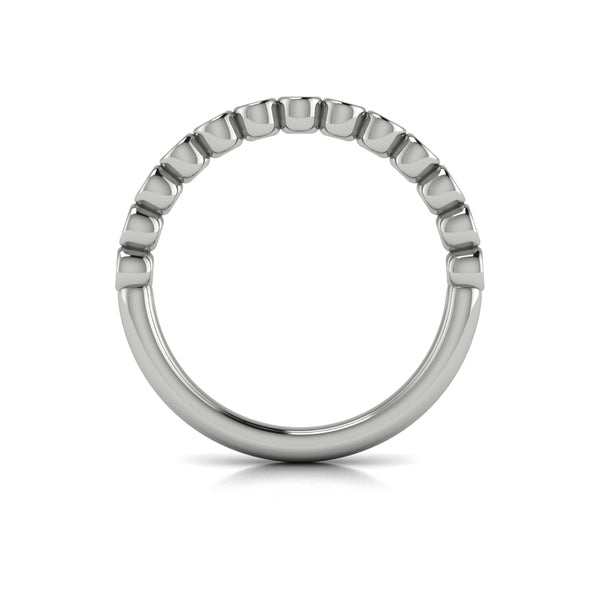 Stackable Bands Wedding Band in Platinum by Vlora Bridal