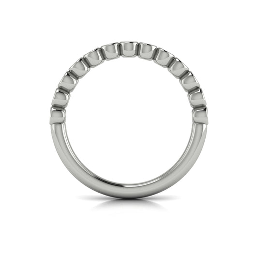 Stackable Bands Wedding Band in Platinum by Vlora Bridal