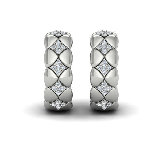 Diamond Earrings from ESTRELLA Collection in Platinum