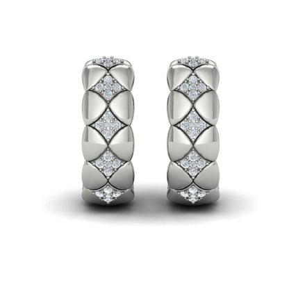 Diamond Earrings from ESTRELLA Collection in Platinum