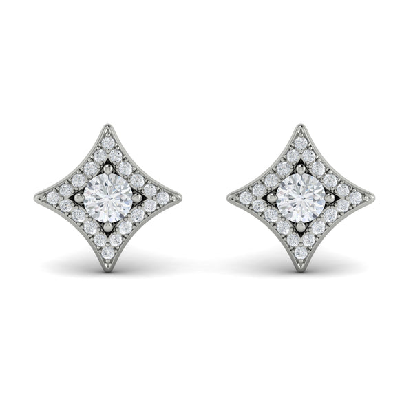 Diamond Vlora Star Stud Earrings