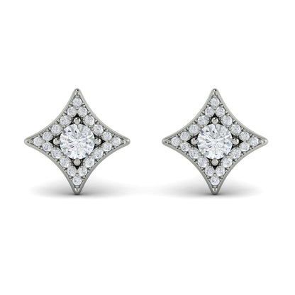Diamond Vlora Star Stud Earrings