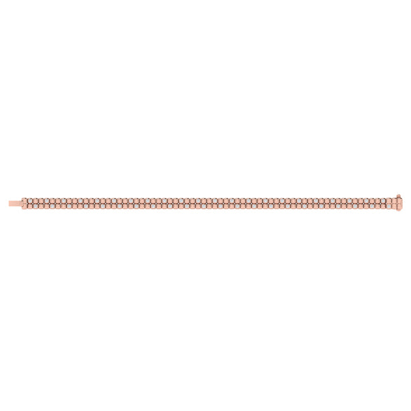 Diamond Bracelet from BRAVELA Collection in 14KT Rose Gold