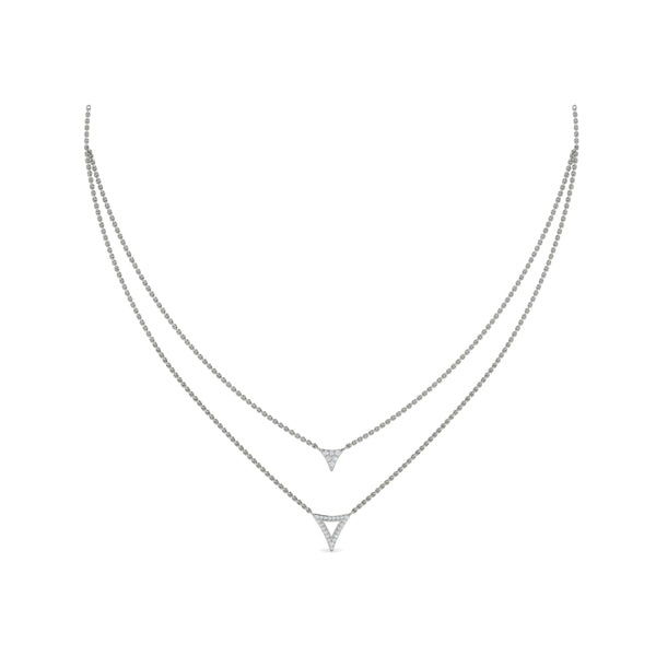 Diamond Necklace from MIRAVEL Collection in Platinum
