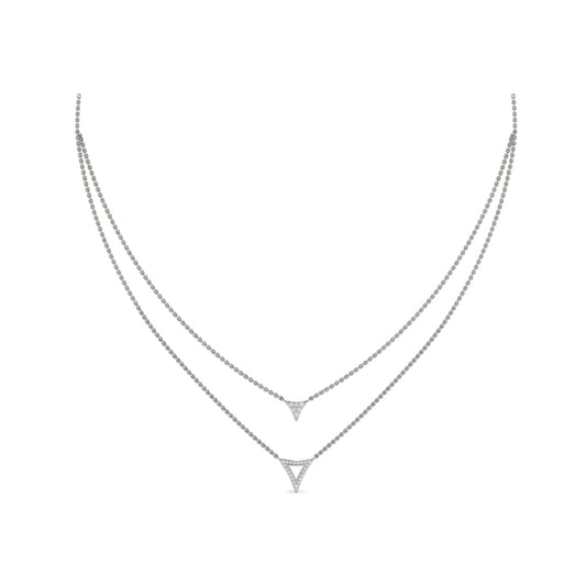 Diamond Necklace from MIRAVEL Collection in Platinum