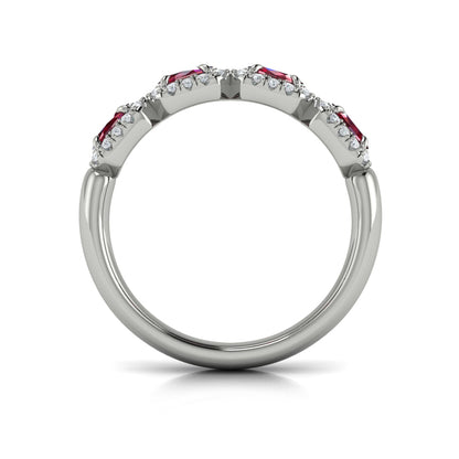 Diamond and Ruby Statement Ring