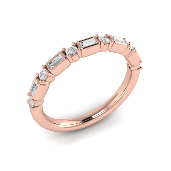 Brilliant Baguette Stackable Band