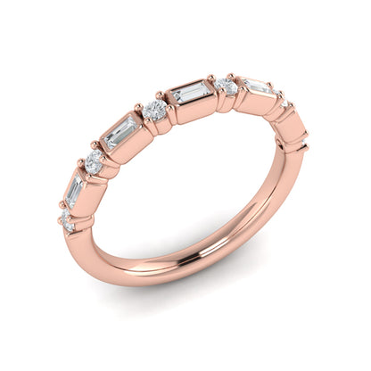 Brilliant Baguette Stackable Band