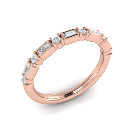 Brilliant Baguette Stackable Band