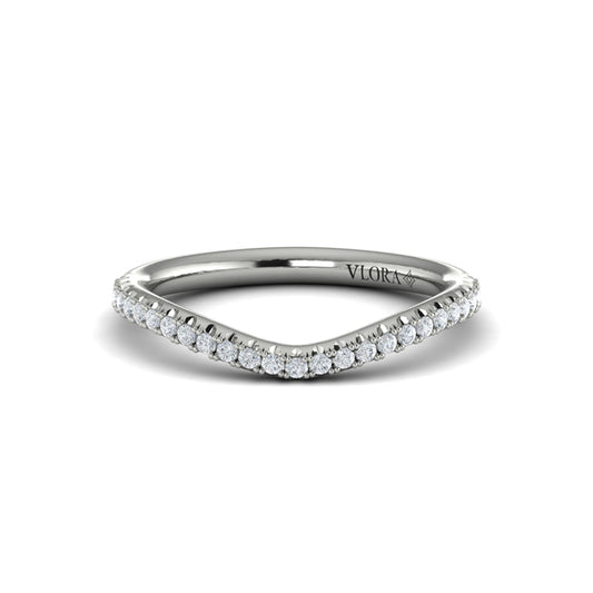 Matching Bands Wedding Band in Platinum by Vlora Bridal