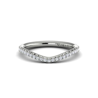 Matching Bands Wedding Band in Platinum by Vlora Bridal