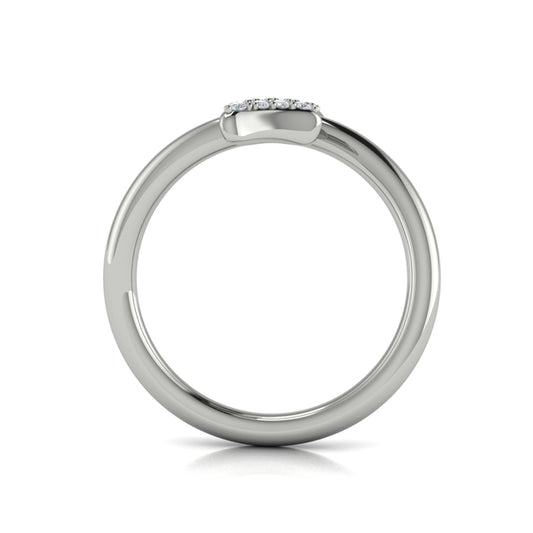 Diamond Trinity Wrap Ring