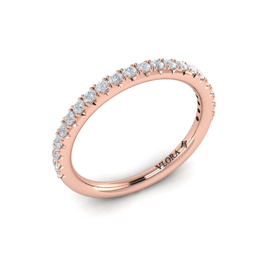 Matching Band for Elegant Classic Solitaire Engagement Ring