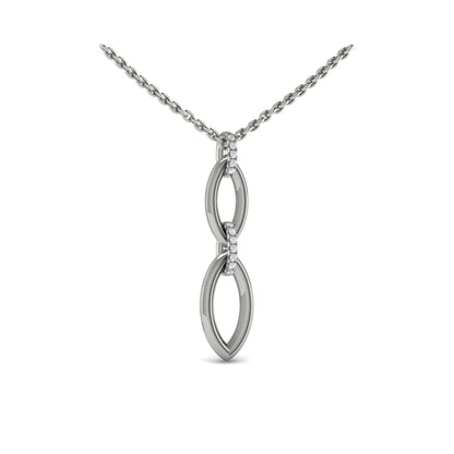 Double Drop Link Necklace