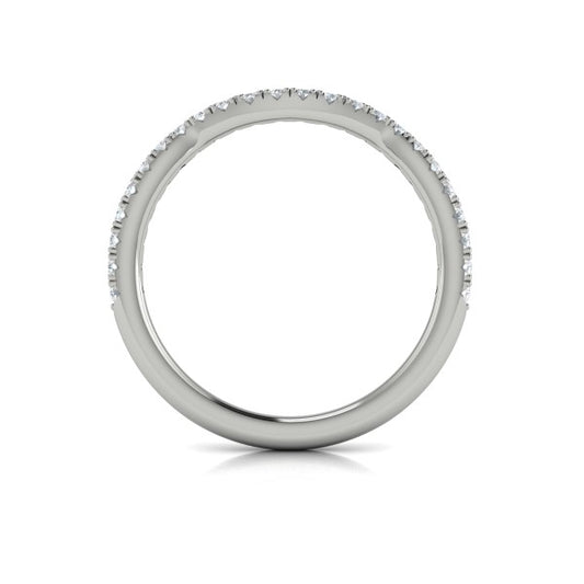 Matching Bands Wedding Band in Platinum by Vlora Bridal