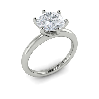 Elevated Brilliance Solitaire Engagement Ring