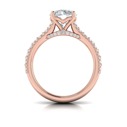 Opulence Oval Engagement Ring
