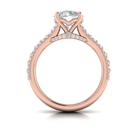 Opulence Oval Engagement Ring
