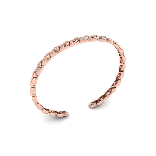 Diamond Trinity Bangle