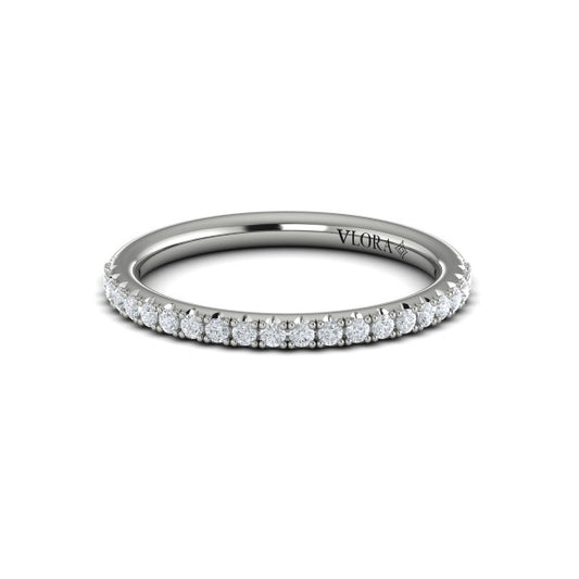 Matching Band for Horizon Solitaire Oval Bezel Engagement Ring