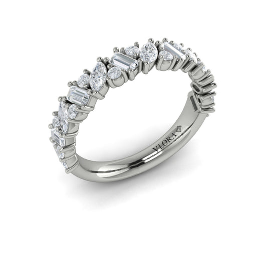 Marquise and Baguette Diamond Band
