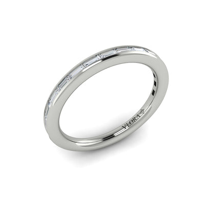 Matching Bands Wedding Band in Platinum by Vlora Bridal