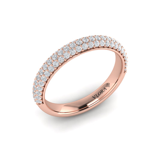 Bold Pavé Diamond Band