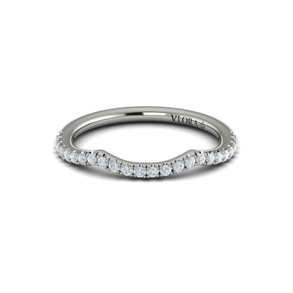 Entwined Oval Halo Matching Wedding Band